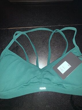 aerie Teal Strappy Bralette